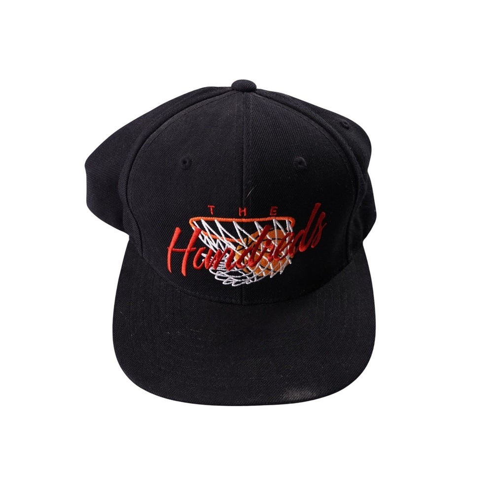 The Hundreds Black Snapback Hat Basketball Court Logo One Size Fits All Men